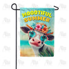 America Forever Moootiful Summer Cow Garden Flag