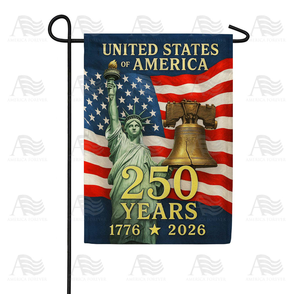 America Forever USA 250 Years Garden Flag