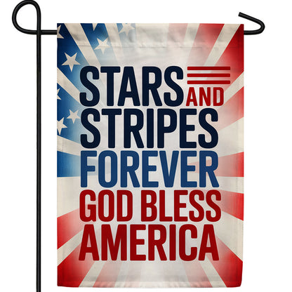 Stars and Stripes Forever Patriotic Garden Flag