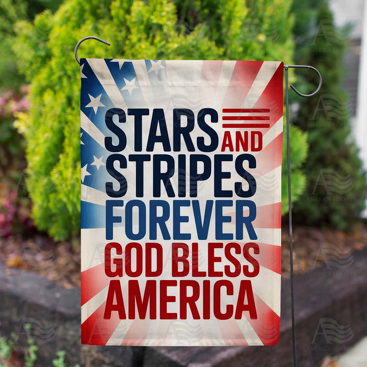 Stars and Stripes Forever Patriotic Garden Flag