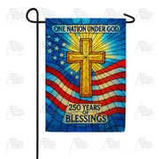 America Forever One Nation Under God Garden Flag