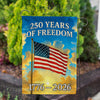 250 Years of Freedom Garden Flag