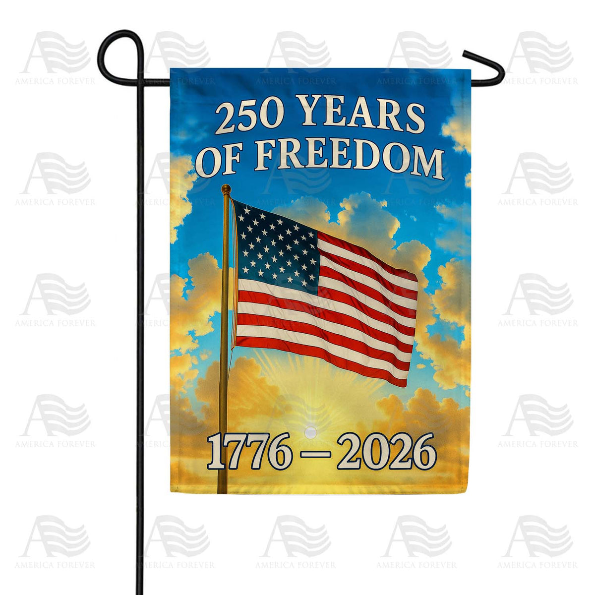 250 Years of Freedom Garden Flag