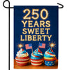 America Forever 250 Years Sweet Liberty Cupcakes Garden Flag