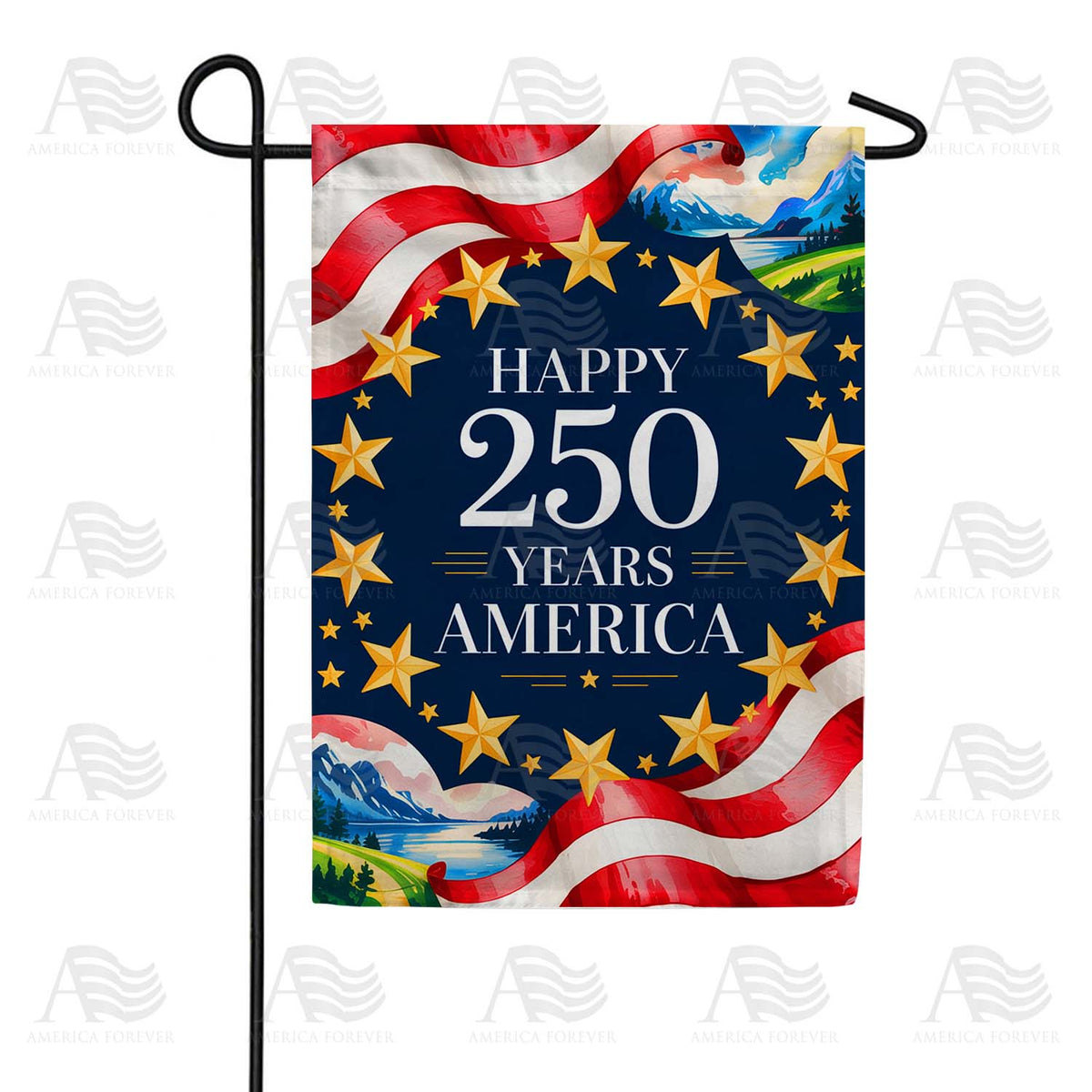 Happy 250 Years America Garden Flag