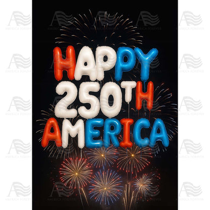Happy 250th America Garden Flag
