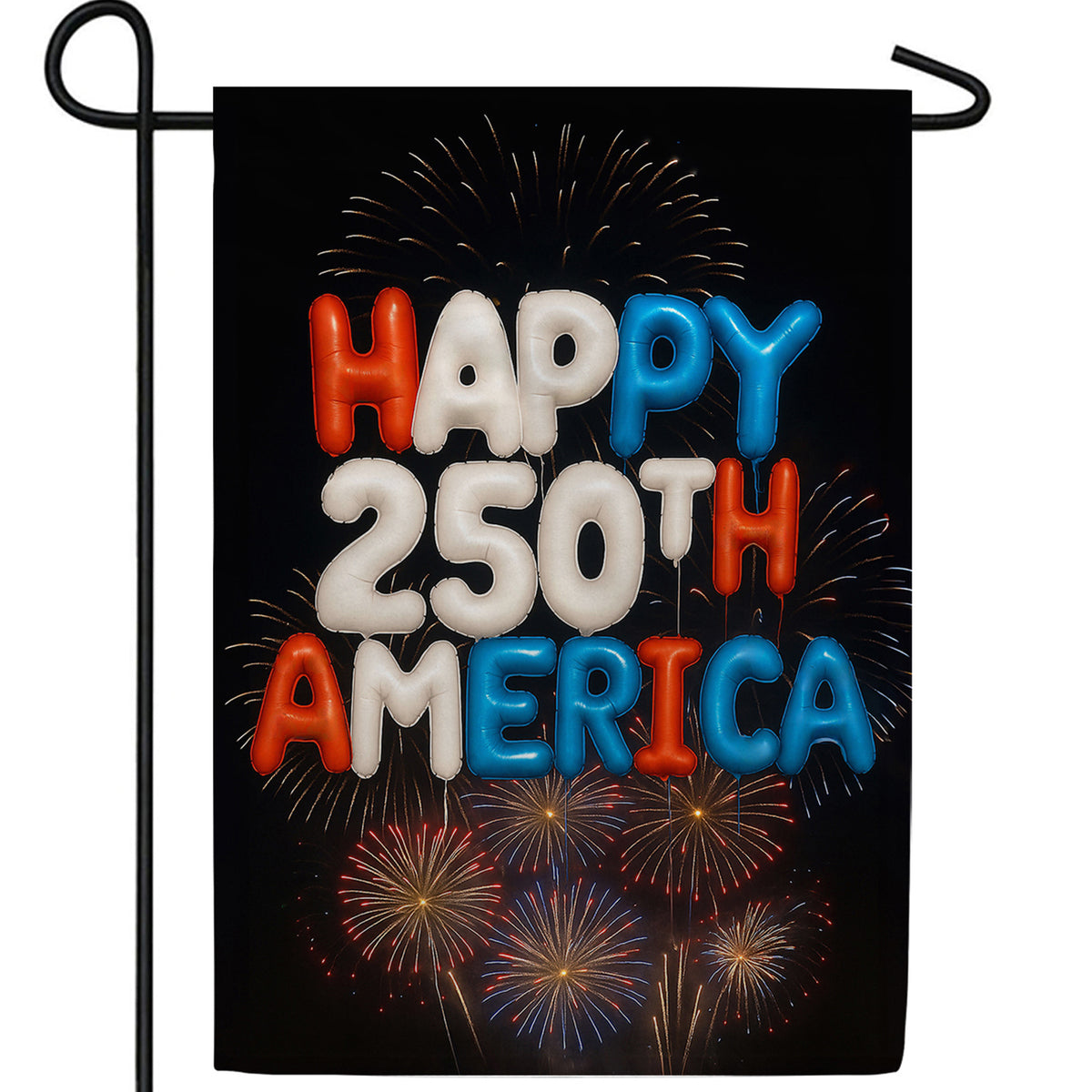 Happy 250th America Garden Flag