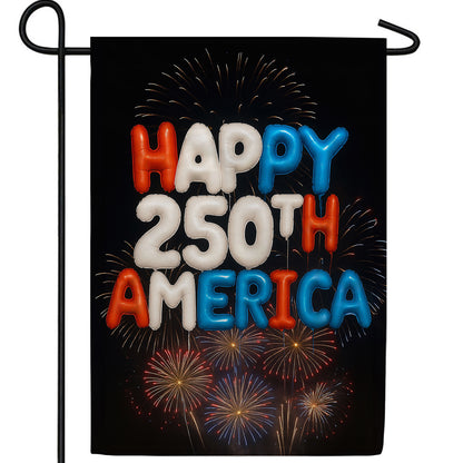 Happy 250th America Garden Flag