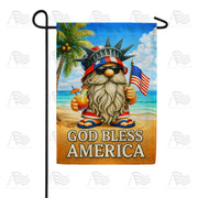 America Forever God Bless America Gnome Garden Flag
