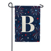 America Forever Patriotic Fireworks Monogram Garden Flag