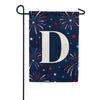 America Forever Patriotic Fireworks Monogram Garden Flag