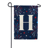 America Forever Patriotic Fireworks Monogram Garden Flag