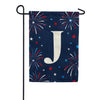 America Forever Patriotic Fireworks Monogram Garden Flag