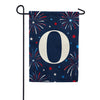 America Forever Patriotic Fireworks Monogram Garden Flag