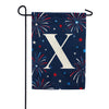 America Forever Patriotic Fireworks Monogram Garden Flag