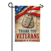 America Forever Thank You Veterans Freedom Isn't Free Garden Flag 