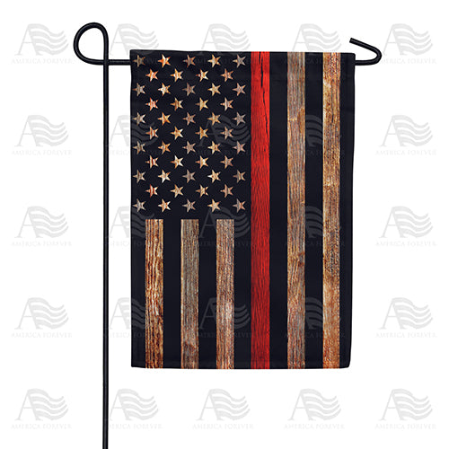 America Forever Thin Red Line Garden Flag