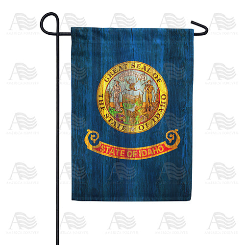 America Forever Idaho State Wood-Style Garden Flag