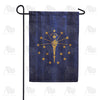 America Forever Indiana State Wood-Style Garden Flag
