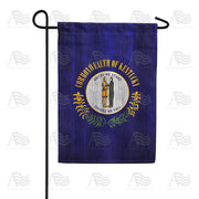 America Forever Kentucky State Wood-Style Garden Flag