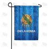 America Forever Oklahoma State Wood-Style Garden Flag