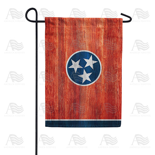 America Forever Tennessee State Wood-Style Garden Flag