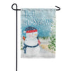 America Forever Let It Snow Watercolor Garden Flag