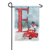 America Forever Happy Holidays America Monogram Garden Flag