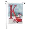 America Forever Happy Holidays America Monogram Garden Flag