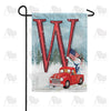 America Forever Happy Holidays America Monogram Garden Flag