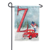 America Forever Happy Holidays America Monogram Garden Flag
