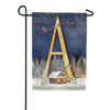 America Forever Santa Is Coming Monogram Garden Flag