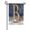 America Forever Santa Is Coming Monogram Garden Flag
