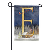 America Forever Santa Is Coming Monogram Garden Flag