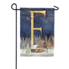 America Forever Santa Is Coming Monogram Garden Flag