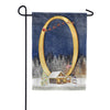 America Forever Santa Is Coming Monogram Garden Flag