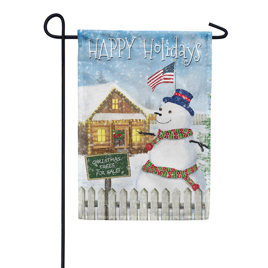 America Forever Christmas Trees for Sale Garden Flag