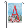 America Forever Stay Warm America Monogram House Flag