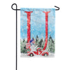 America Forever Stay Warm America Monogram House Flag