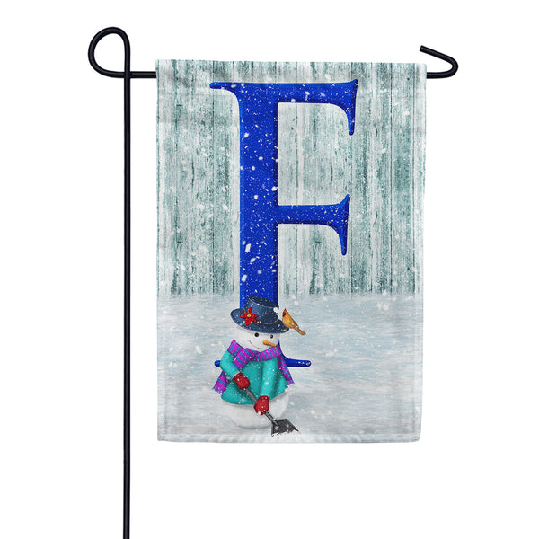 America Forever Just Keep Shovelin' Monogram Garden Flag