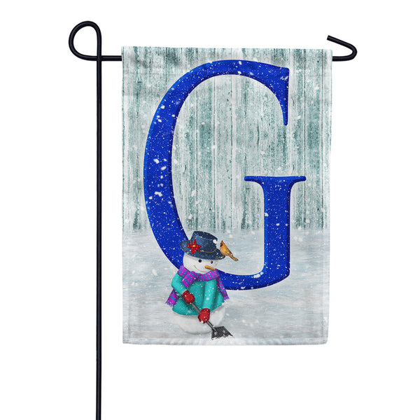 America Forever Just Keep Shovelin' Monogram Garden Flag