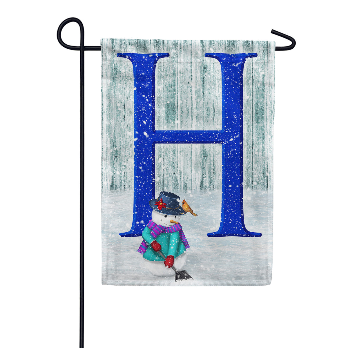 America Forever Just Keep Shovelin' Monogram Garden Flag