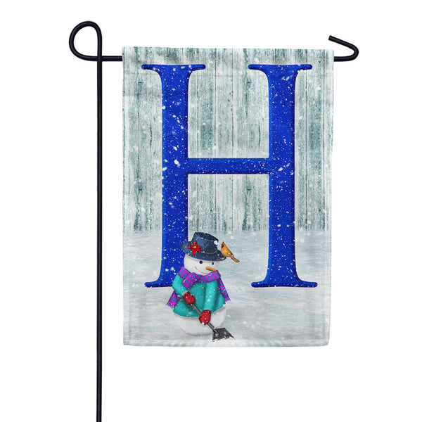 America Forever Just Keep Shovelin' Monogram Garden Flag