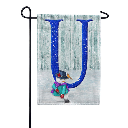 America Forever Just Keep Shovelin' Monogram Garden Flag