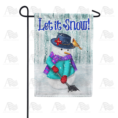 America Forever Just Keep Shovelin' Garden Flag