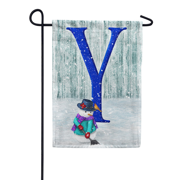 America Forever Just Keep Shovelin' Monogram Garden Flag