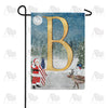 America Forever Merry Christmas USA Monogram Garden Flag