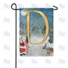 America Forever Merry Christmas USA Monogram Garden Flag
