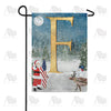 America Forever Merry Christmas USA Monogram Garden Flag