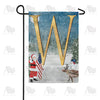 America Forever Merry Christmas USA Monogram Garden Flag